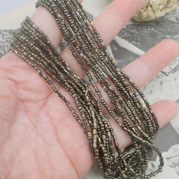 Chico's Multi Strand Beaded Necklace - Picture 3 of 4